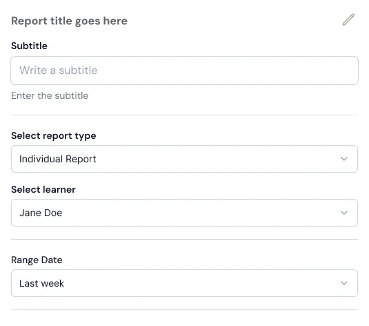 Formulario de Reporte